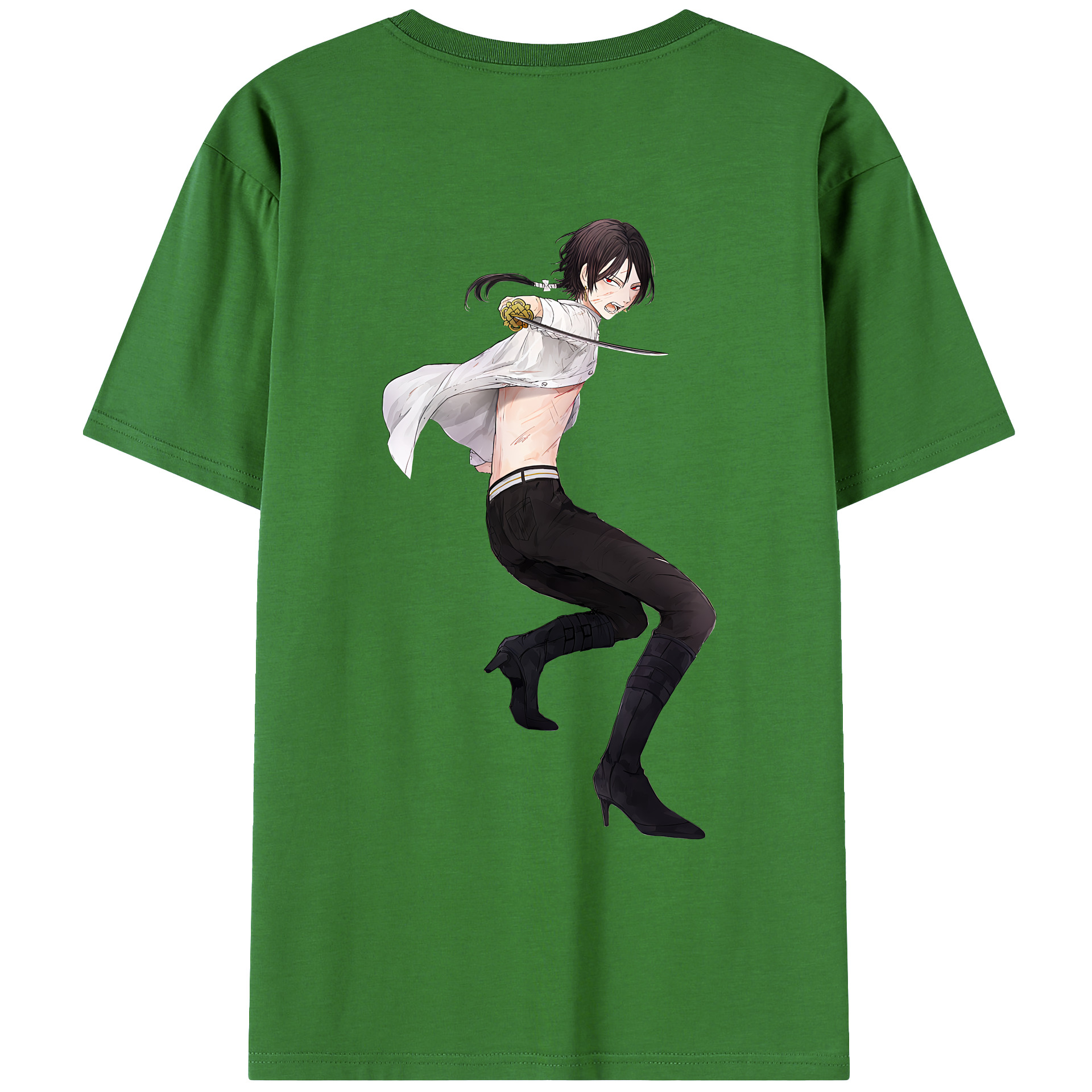 （画像用） 刀剣乱舞 Touken Ranbu レディース半袖Tシャツ(バックプリント)
